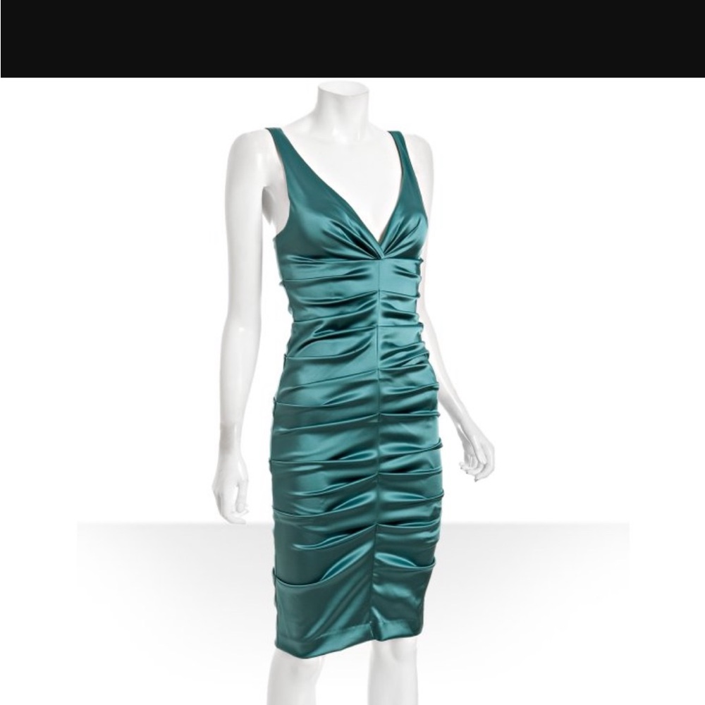 Nicole Miller Collection, satin ruched dress, New without tags